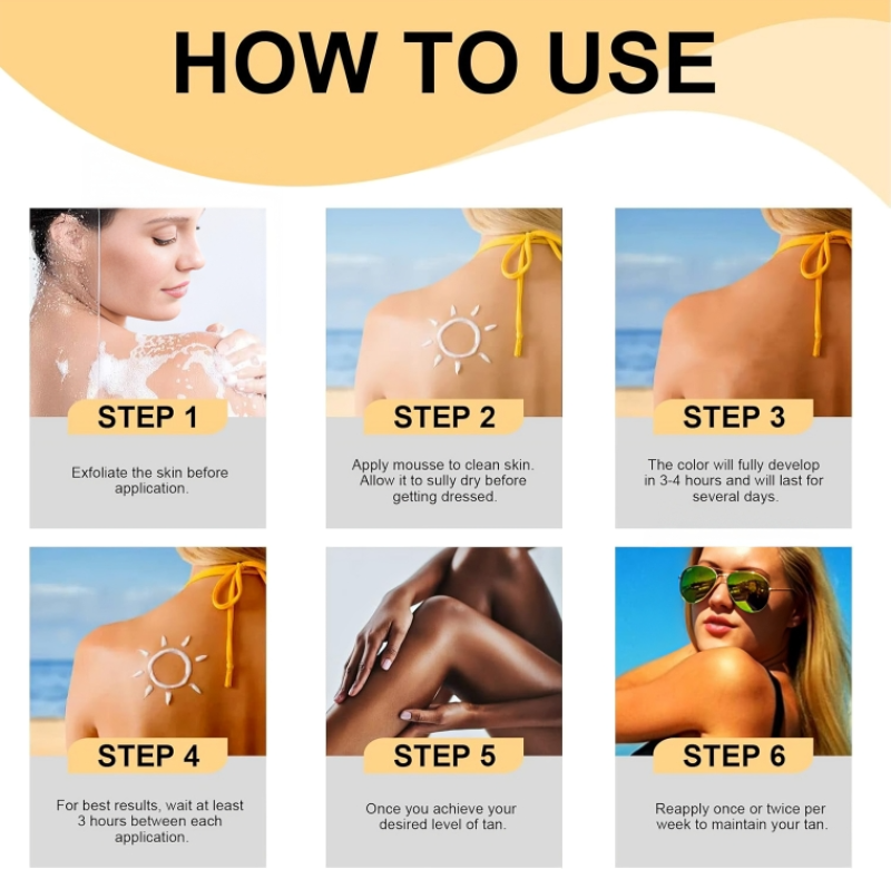 رغوة ومرطب للتسمير بدون شمس - الصورة 9