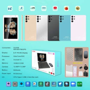 تابلت Note 24 بكيبورد و ماوس بلوتوث + مجموعة هدايا (ضمان عام )
