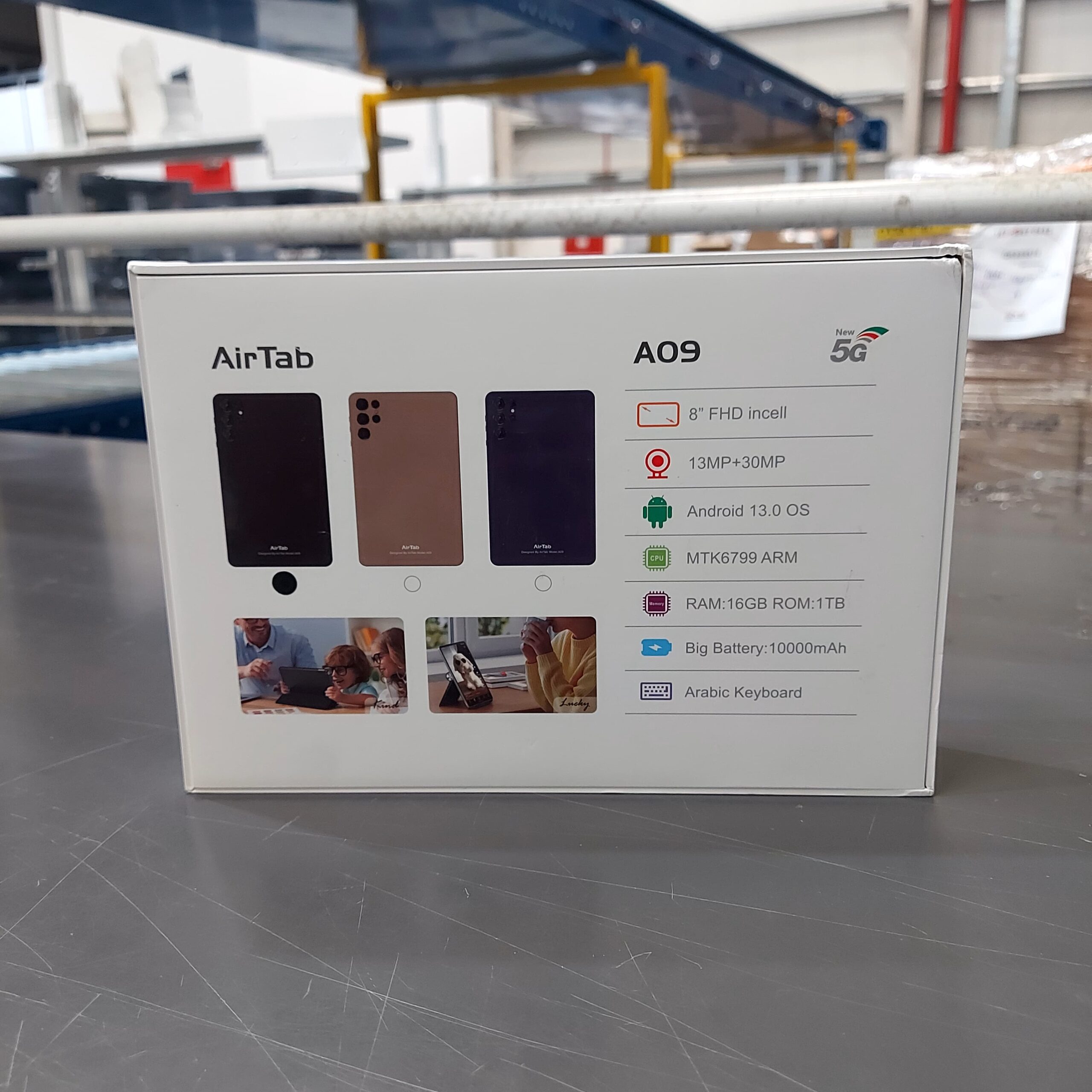 تابلت Air Tap Max (8 inch) (ضمان عام ) بكيبورد بلوتوث + مجموعة هدايا - الصورة 5