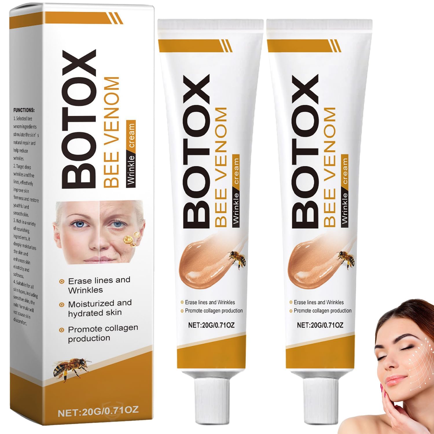 botox bee venom Cream عرض قطعتين - الصورة 4