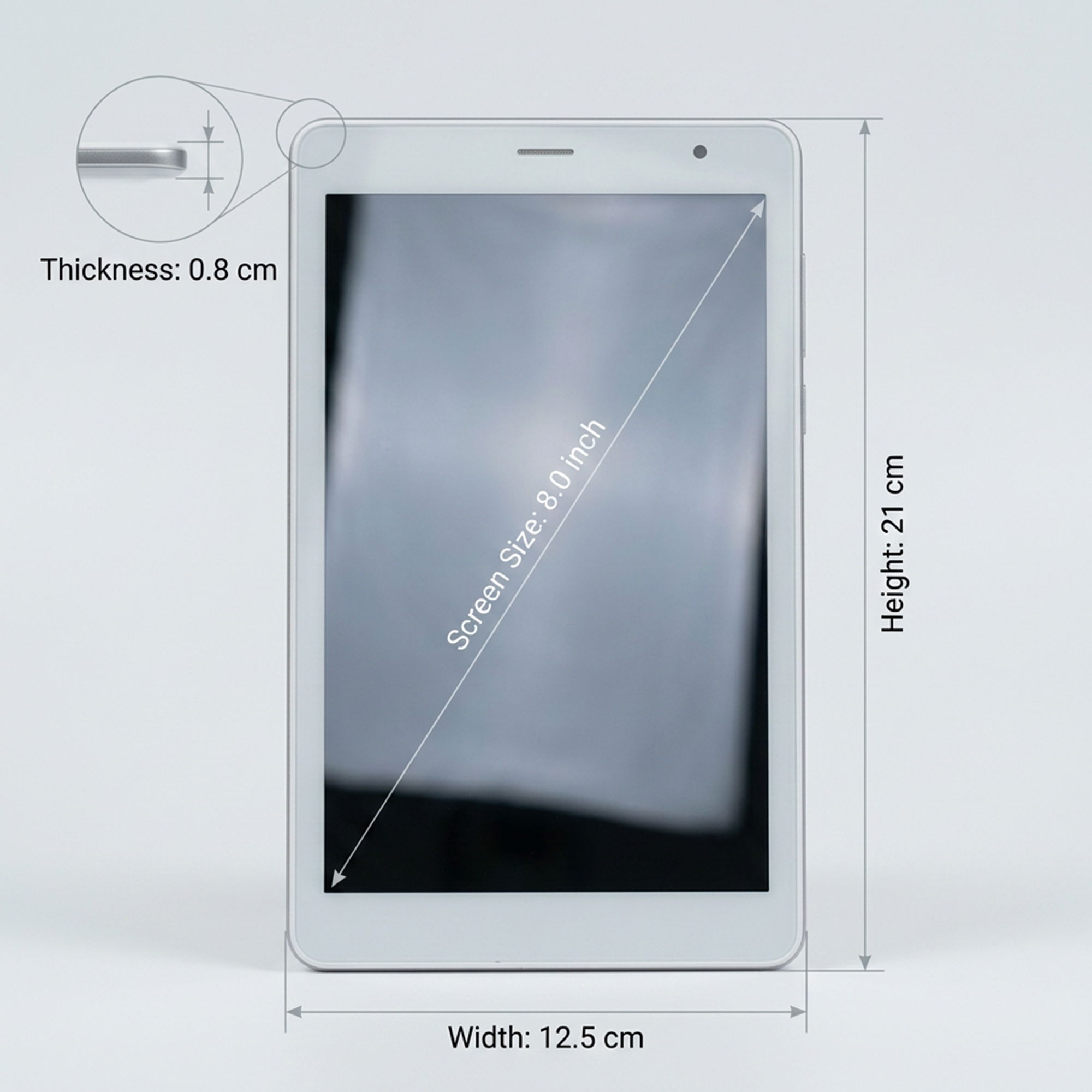 تابلت Note 5 (ضمان عام ) بكيبورد و ماوس بلوتوث + مجموعة هدايا 8بوصة - الصورة 3